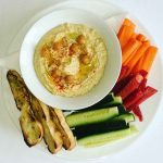 hummus recipe on Living Vino blog