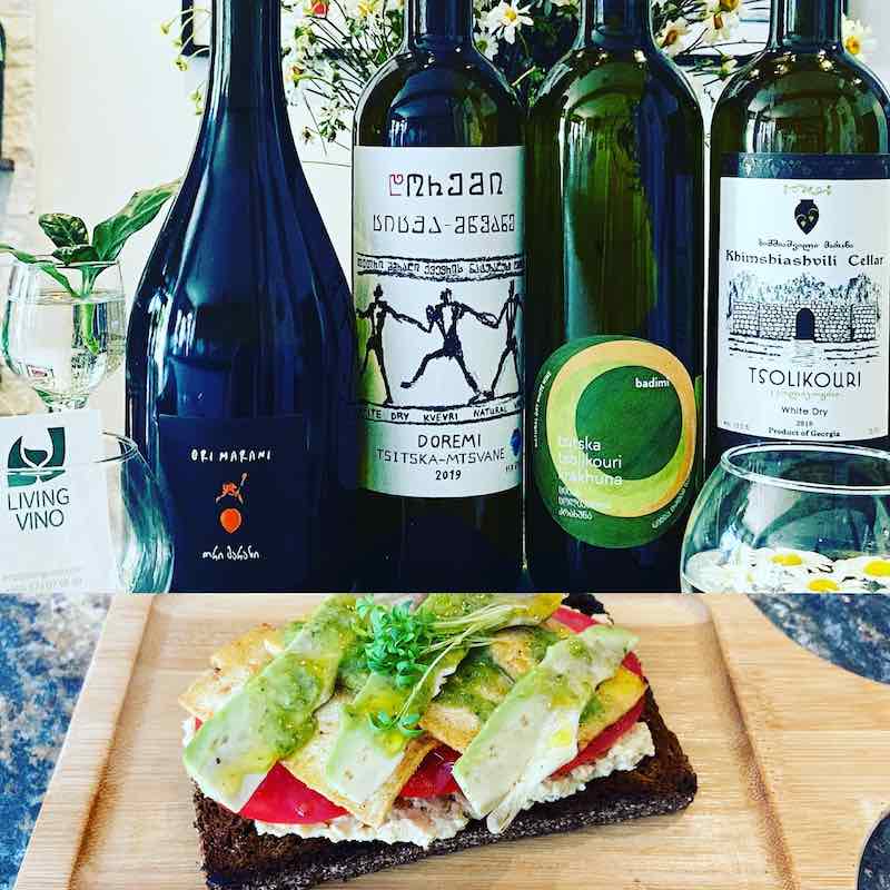 wine tasting flights launch - free bruschetta offer